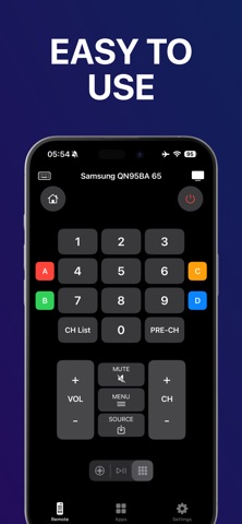 TV Remote Control · Universal App Store screenshot