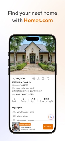 Homes.com Real Estate & Rent App Store screenshot