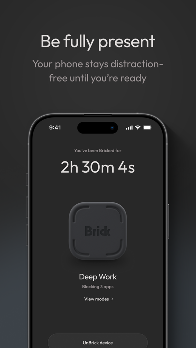 Brick - Ditch Distractions App Store screenshot