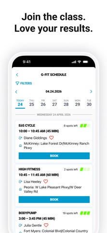 New EōS Fitness App Store screenshot