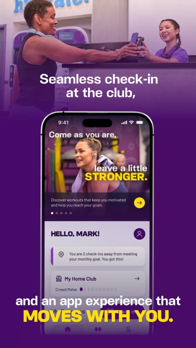 Planet Fitness App Store screenshot