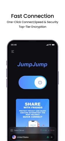 JumpJumpVPN: Fast & Secure App Store screenshot