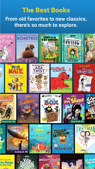 Epic - Kids' Books & Reading App Store screenshot
