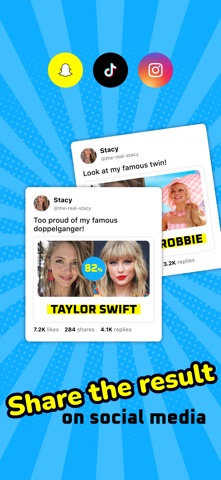 Celebs - Celebrity Look Alike App Store screenshot