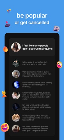 status - sims but social media App Store screenshot