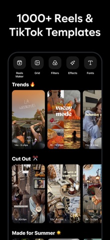 Muse: Reels Video Editor App Store screenshot