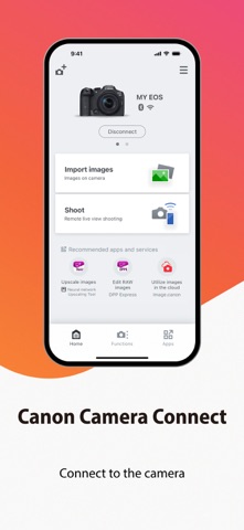 Canon Camera Connect App Store screenshot