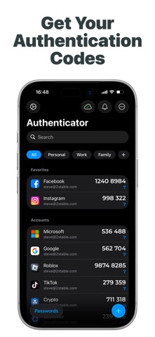 Authenticator App App Store screenshot