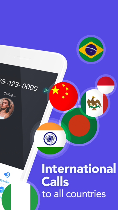 TalkU: Unlimited Calls + Texts App Store screenshot