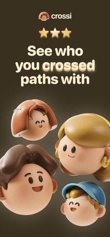 Crossi: Crossed Paths Before? App Store screenshot