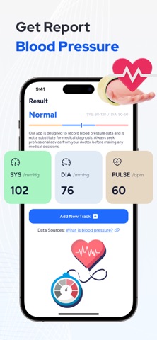 Blood Pressure Monitor-BP Log App Store screenshot