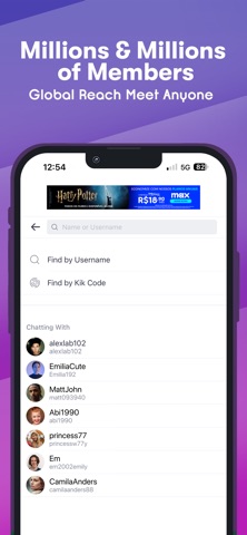 Kik Messaging & Chat App App Store screenshot