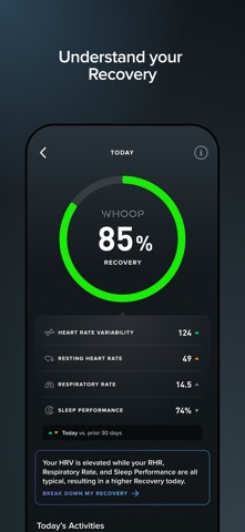 WHOOP App Store screenshot