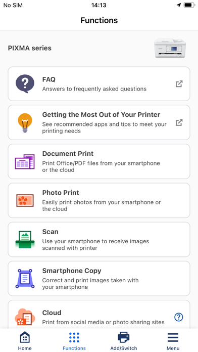 Canon PRINT App Store screenshot