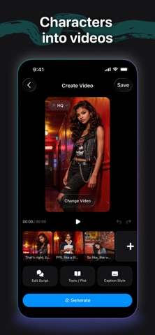 Cantina: AI Video & Characters App Store screenshot