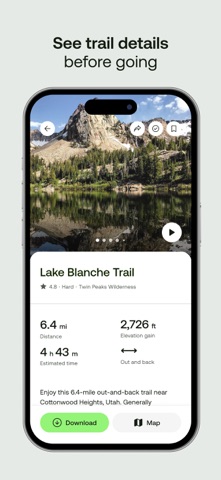 AllTrails: Hike, Bike & Run App Store screenshot