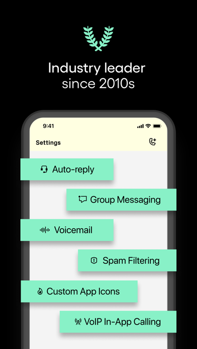 Burner: Second Phone Number App Store screenshot
