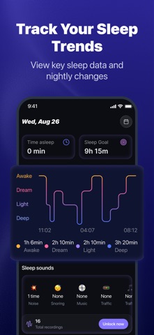 SleepSense: Sleep Tracker App Store screenshot