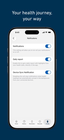 OMRON connect US/CAN/EMEA App Store screenshot