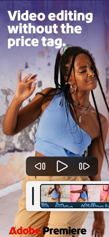 Adobe Premiere AI Video Editor App Store screenshot