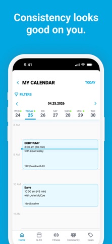 New EōS Fitness App Store screenshot