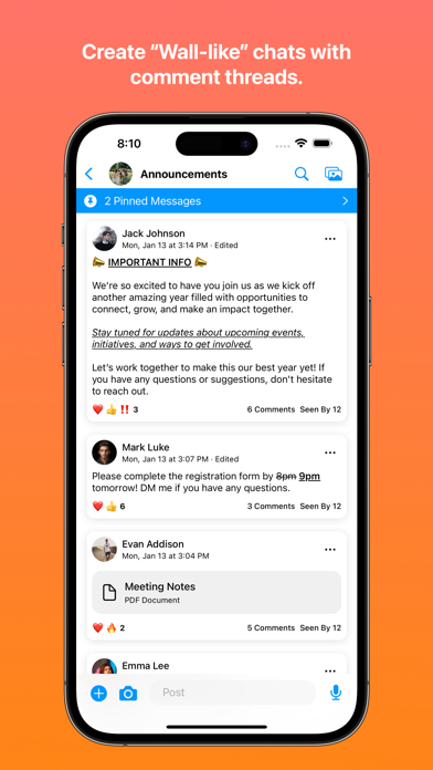 Flare - For Groups App Store screenshot