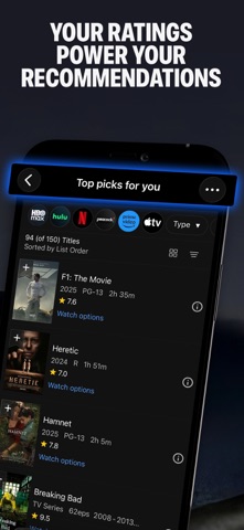 IMDb: Movies & TV Shows App Store screenshot