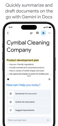 Google Docs App Store screenshot