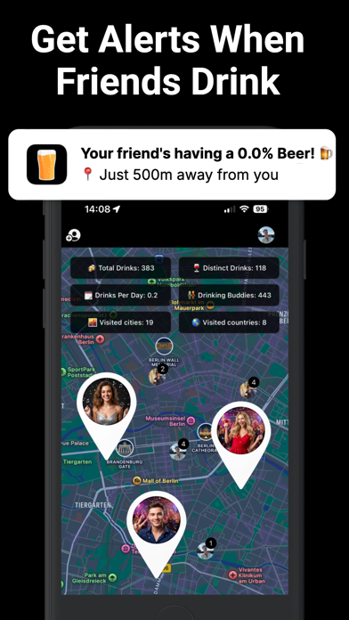 Beer Buddy - Friends Alerts App Store screenshot