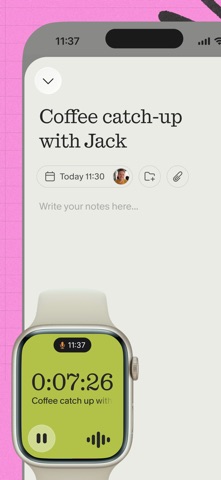 Granola - AI Meeting Notes App Store screenshot