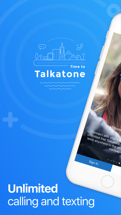 Talkatone: WiFi Text & Calls App Store screenshot
