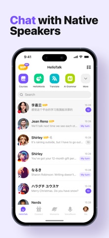 HelloTalk - Language Learning App Store screenshot