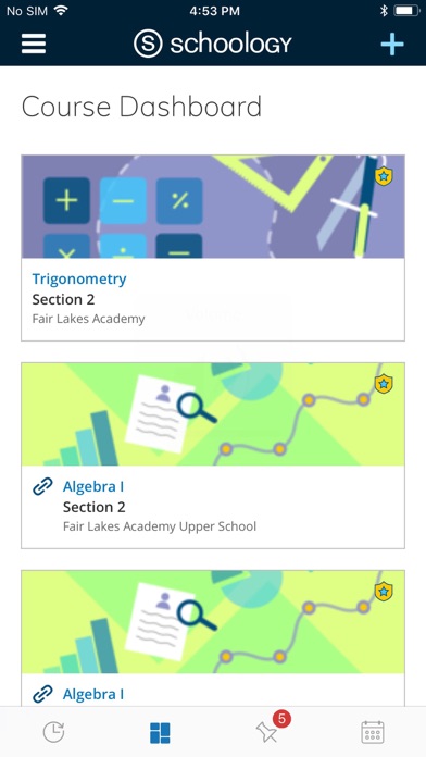 Schoology App Store screenshot
