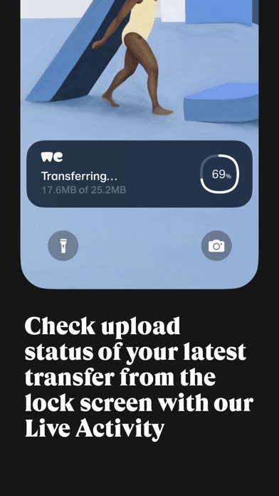 WeTransfer: Transfer Files App Store screenshot