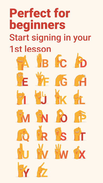 Lingvano - Learn Sign Language App Store screenshot