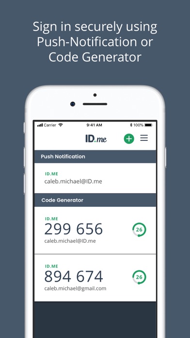 ID.me Authenticator App Store screenshot