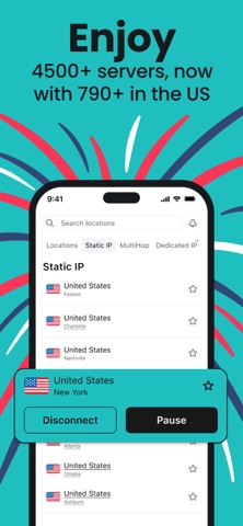 Surfshark VPN: Fast & Secure App Store screenshot