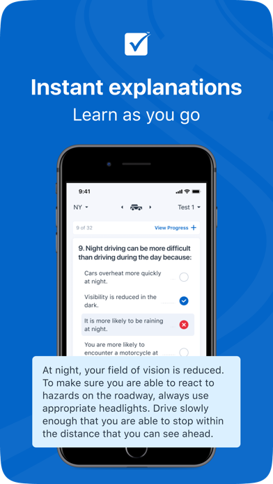 DMV WRITTEN TEST App Store screenshot
