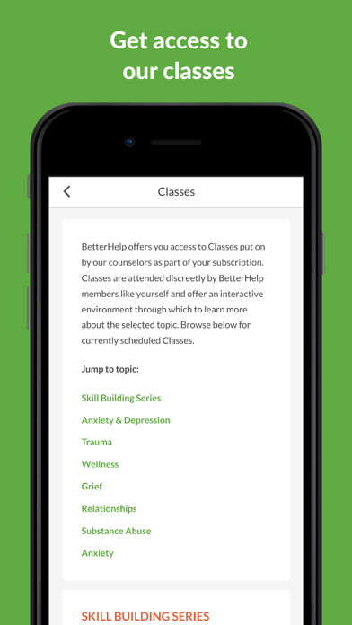 BetterHelp - Therapy App Store screenshot