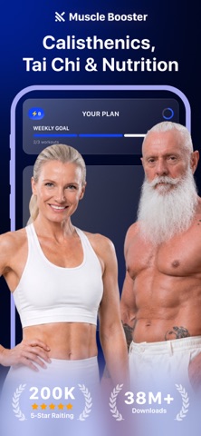 Muscle Booster Workout Tracker App Store screenshot