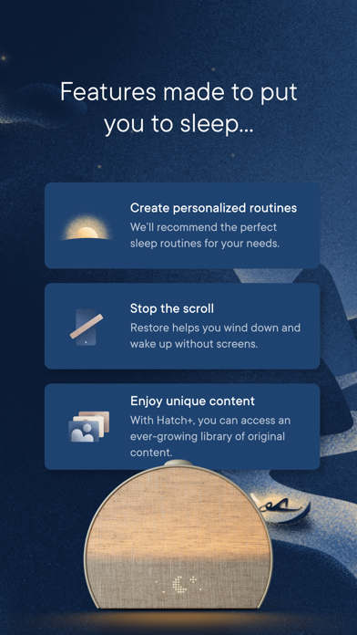 Hatch Sleep App Store screenshot