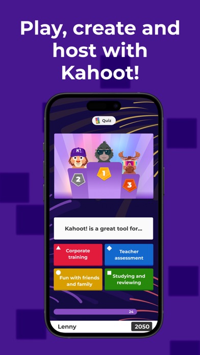 Kahoot! Play & Create Quizzes App Store screenshot