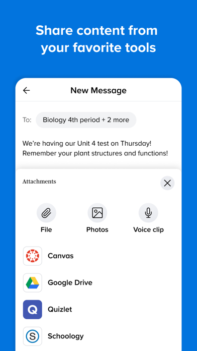 Remind: School Communication App Store screenshot