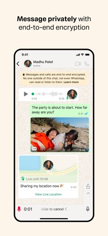 WhatsApp Messenger App Store screenshot