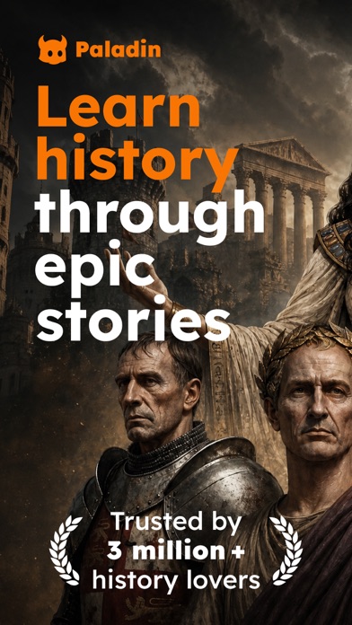 Paladin: Learn History App Store screenshot