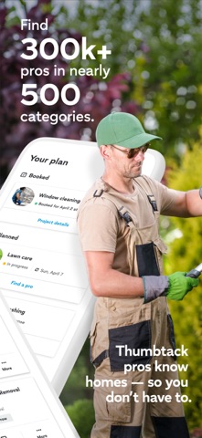Thumbtack: Home Service Pros App Store screenshot