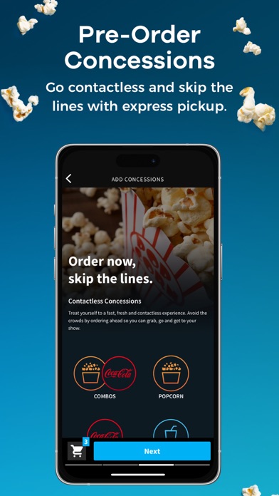 Atom - Movie Tickets & Times App Store screenshot
