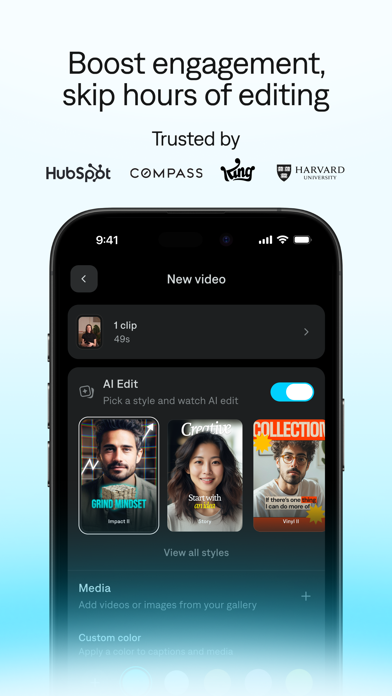 Captions: AI Edits Your Video App Store screenshot