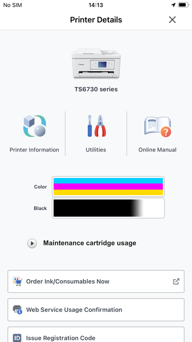 Canon PRINT App Store screenshot
