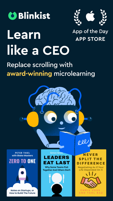 Blinkist: Book Summaries Daily App Store screenshot